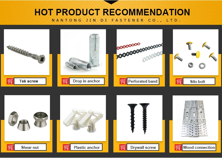 Stainless Steel Hex Head U Bolt Hex Flange Square Head Bolts