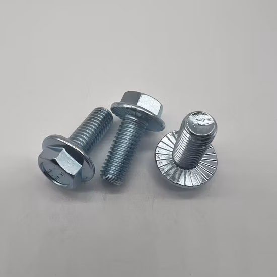 Vite testa esagonale flangiata DIN6921 M10X25 con dentatura 24.Cl8.8
